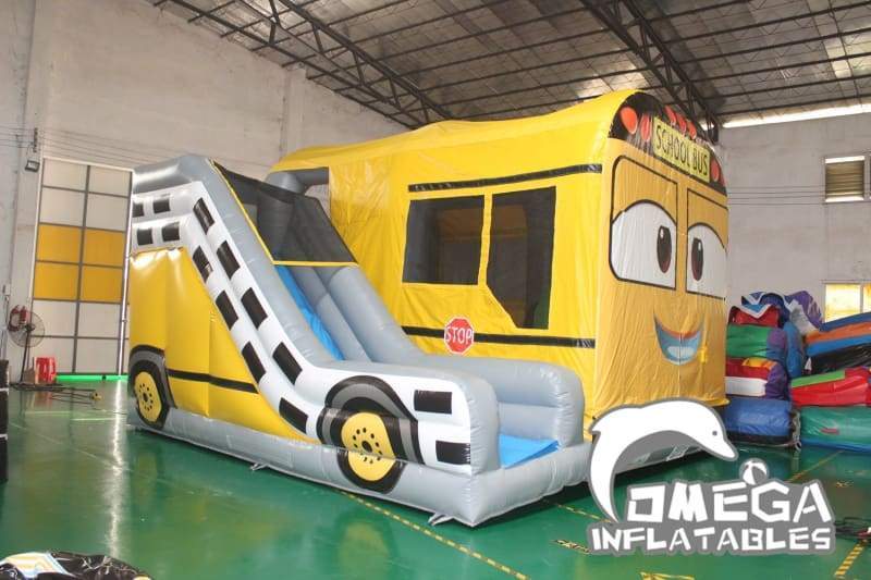 School Bus Inflatable Combo