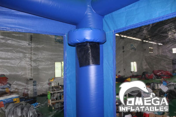 Omega Inflatables Factory - Seattle Seahawks Themed Wet Dry Combo