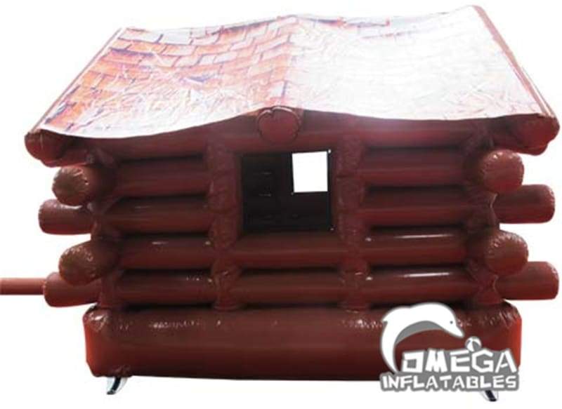 Snow Home (Chalet) Inflatable Bouncy Castle