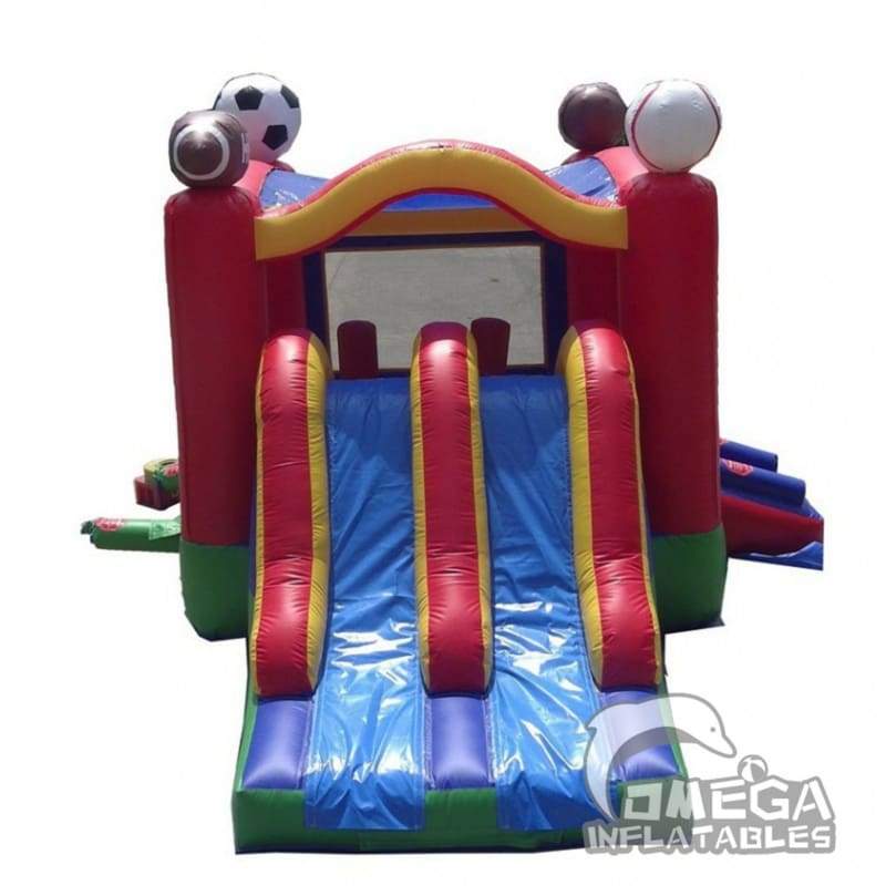 Sports Kids Dual Lane Slide Combo