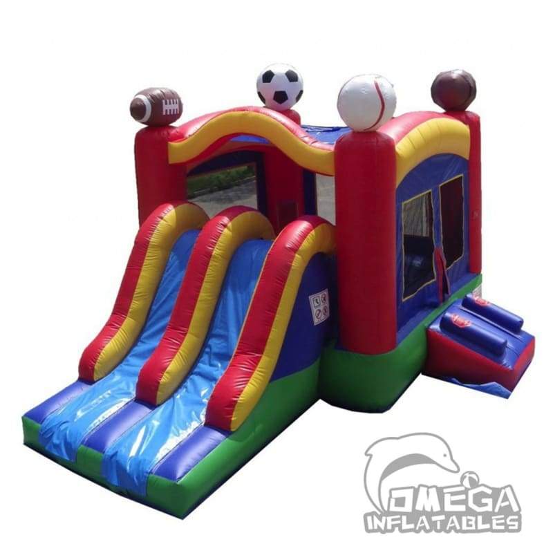 Sports Kids Dual Lane Slide Combo