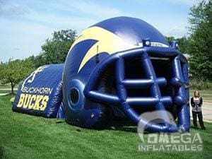 airblown inflatable football helmet Omega Inflatables Factory