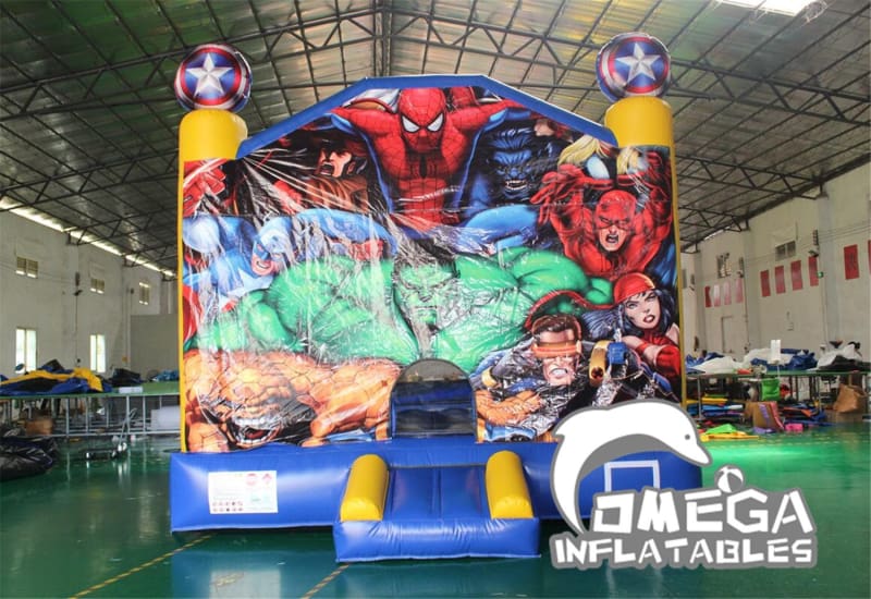 Super Heroes Themed Bounce House