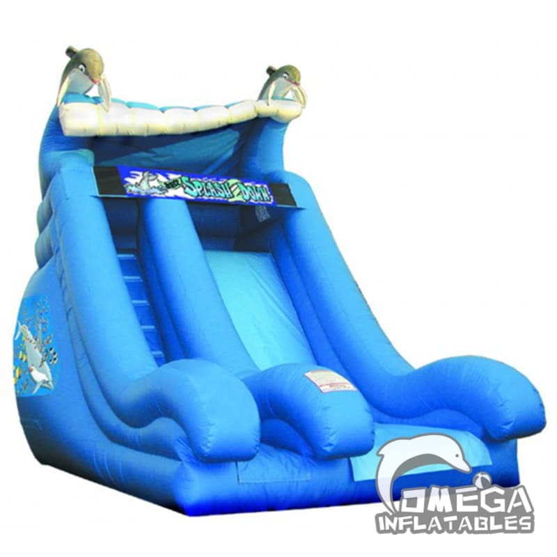 Super Splash Down Slide With Pool