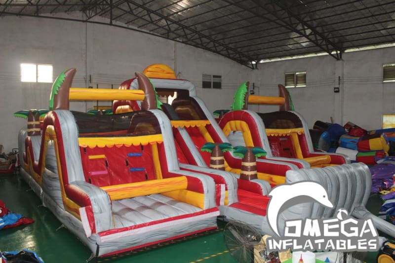Tropical Lava Obstacle Course