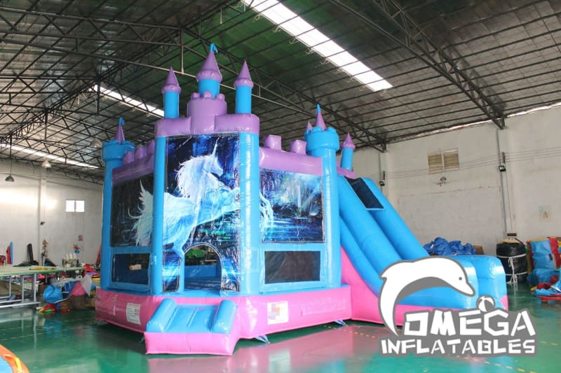 Unicorn Jumping Castle Combo