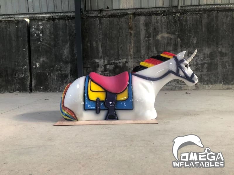 Unicorn Sit Exchange with Mechanical Bull - 6.39x3.77x1.64FT (1.95x1.15x0.5M) / 110LB (50KG) / 1.12CBM / Without Blower