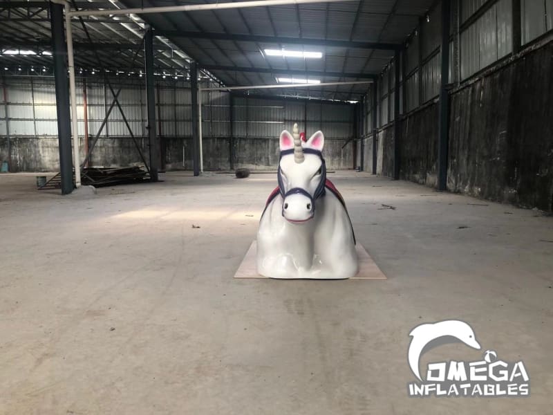 Unicorn Sit Exchange with Mechanical Bull - 6.39x3.77x1.64FT (1.95x1.15x0.5M) / 110LB (50KG) / 1.12CBM / Without Blower