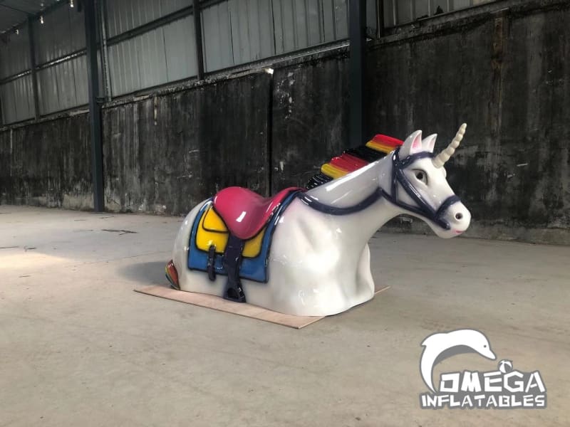 Unicorn Sit Exchange with Mechanical Bull - 6.39x3.77x1.64FT (1.95x1.15x0.5M) / 110LB (50KG) / 1.12CBM / Without Blower