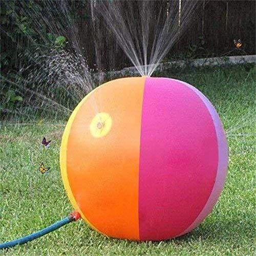 Water Sprinkler Ball Inflatable Spray Ball Toy Beach Ball for Kids